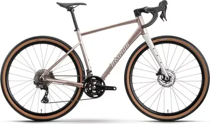 Bicicleta Gravel Raymon Territ Pro Shimano GRX 11V 700 mm Beige/Rosa 2026